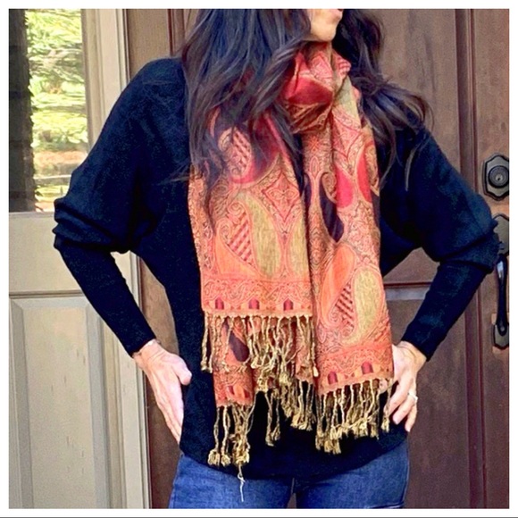 Gorgeous Moroccan Cashmere Pashmina scarf/Shawl - Picture 4 of 6